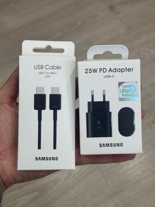 Cable USB-C y Cargador Samsung 25W PD