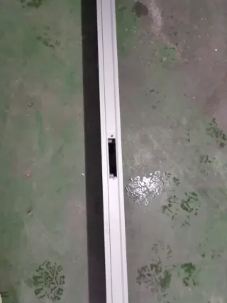 Balconera aluminio doble cristal 240cm