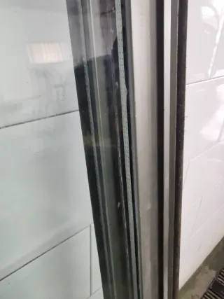 Balconera aluminio doble cristal 240cm