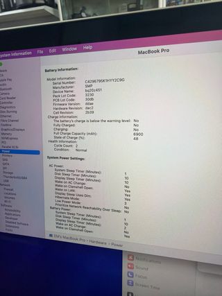 MacBook Pro 15” 2019 i7 16GB RAM 256GB SSD