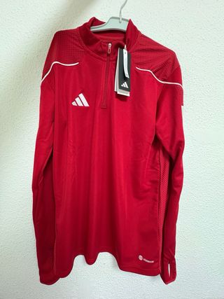 Camiseta Adidas Entrenamiento Roja Manga Larga