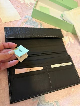 Portadocumentos Tous Negro Piel Bovina