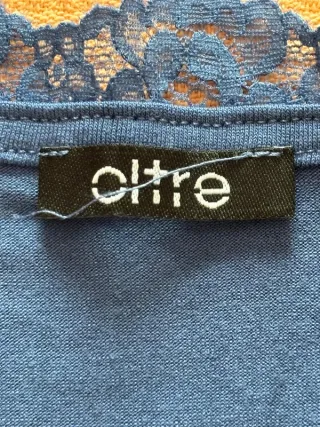 Canotta Oltre donna blu viscosa ed elastan