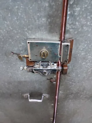 Puertas de garaje metálicas 4'14m x