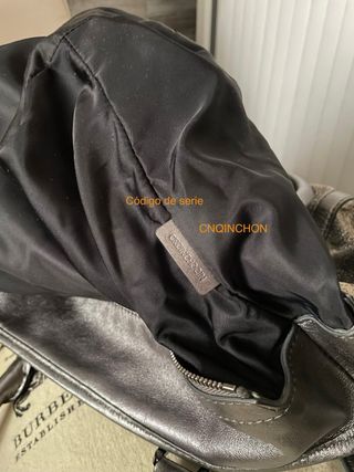 Bolso Burberry Smoke Check Vintage.