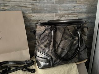 Bolso Burberry Smoke Check Vintage.