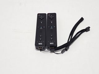 2 mandos wii negro originales nintendo wii