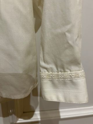 Camisa fallero niño beige