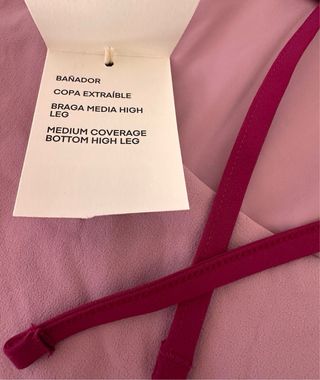 Fato de banho Oysho rosa tamanho L