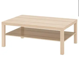 Mesa centro lack roble efecto madera