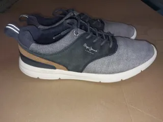 Zapatillas Pepe Jeans grises y beige
