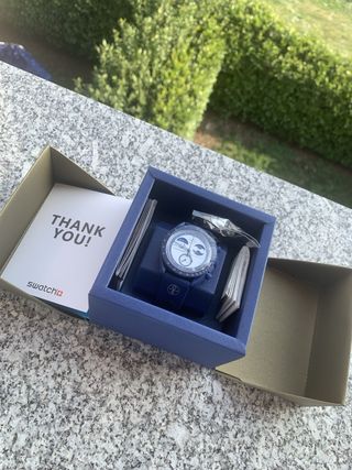 Swatch Omega Moonswatch Earthphase Moonshine Gold