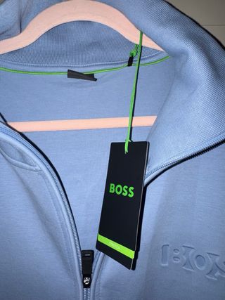 Sudadera Boss Azul Hombre nueva