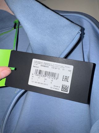 Sudadera Boss Azul Hombre nueva