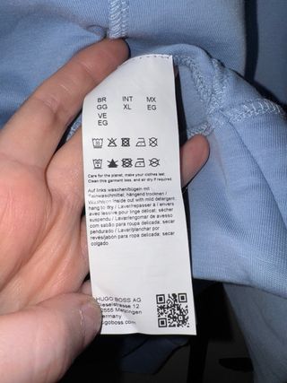 Sudadera Boss Azul Hombre nueva