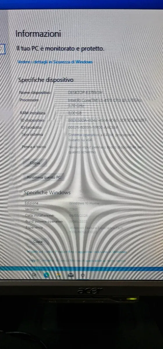 PC de escritorio HP ProDesk i3 + Impresora Pantum afbeelding 2