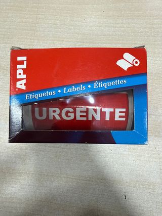 Rollo Etiquetas URGENTE APLI