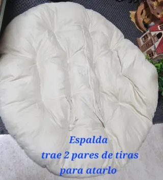 Cojín redondo grande para silla