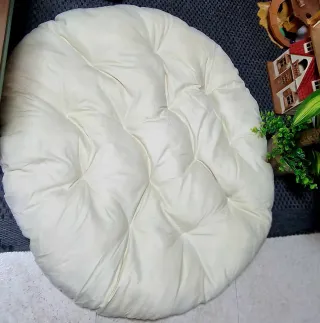 Cojín redondo grande para silla