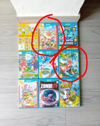 lote de 2 juegos wiiu