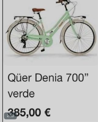 Bicicleta paseo aluminio