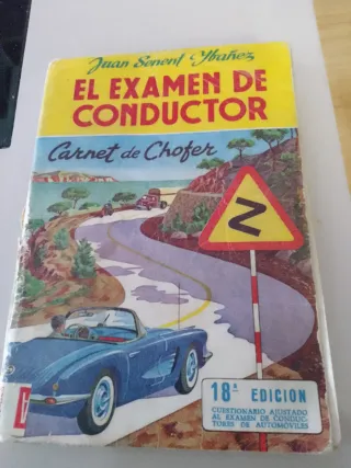 Libro el examen de conducción año 1961 antiguo 19