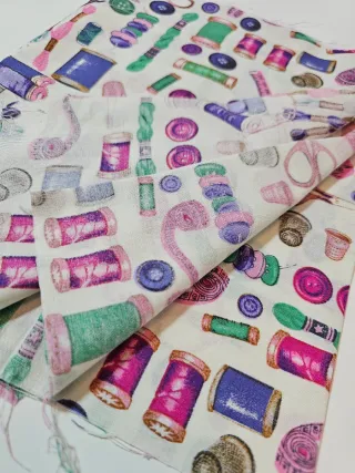 Lote de telas de algodón