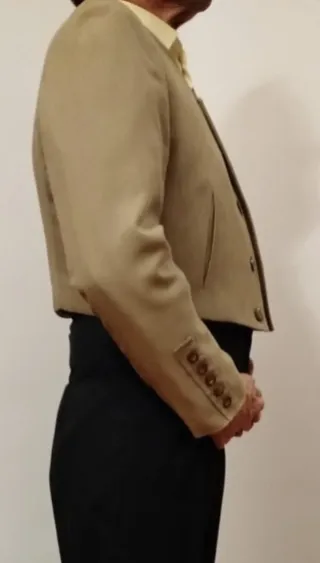 Chaqueta campera beige