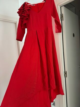 Vestido rojo elegante para bodas