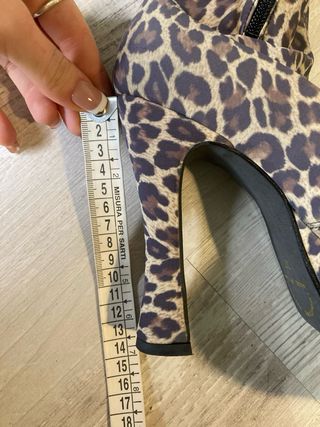 Stivali Plateau Leopardati Al Ginocchio Y2K