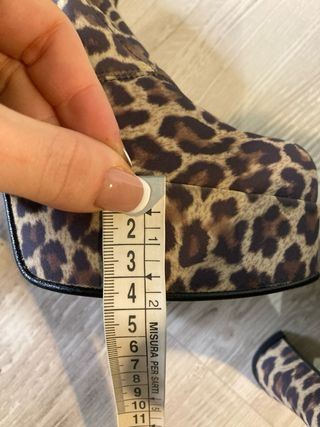 Stivali Plateau Leopardati Al Ginocchio Y2K