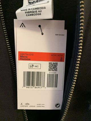 Sudadera Levi's x Jordan Negra