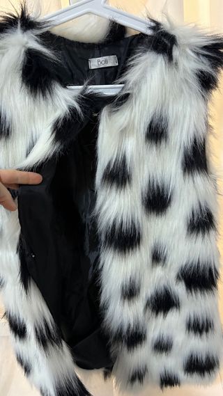 Chaleco Boli Suave Negro y Blanco Talla Única