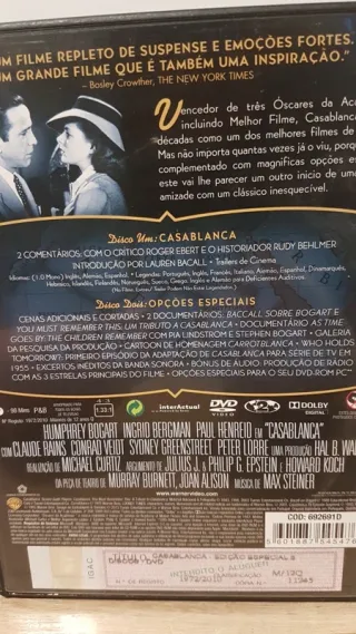Casablanca Edição Especial 2 Discos DVD
