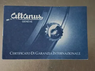 Reloj Altanus Nuevo Azul y Plateado