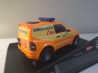 SCALEXTRIC NINCO COCHE MITSUBISHI PAJERO EMERGENC