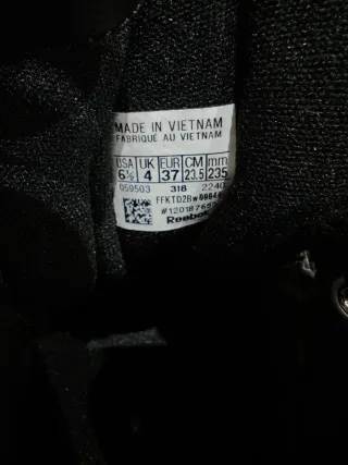 Scarpe Reebok High Top Nere