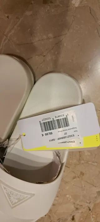 Ciabatte Guess Donna Bianco Tg 37