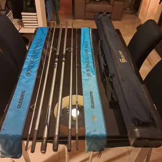 2 Cañas de Pescar Shimano Super Aero Technium