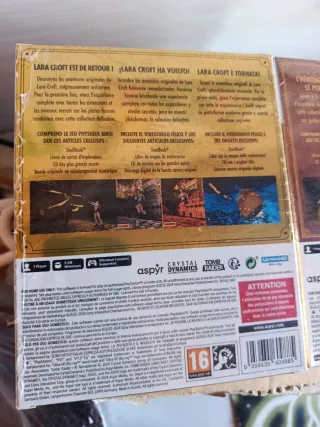 🇪🇸 Nuovi! Tomb Raider 1-6 Collezione Remastered