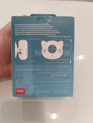 Altavoz ducha Legami gris