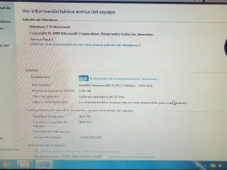 PC antiguo IBM Lenovo