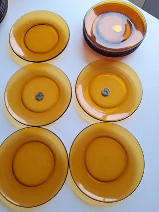 Vajilla Duralex Cristal Ámbar