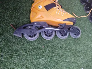Patines en línea amarillos Decathlon