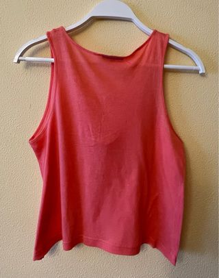 Topshop Camiseta Coral Talla S