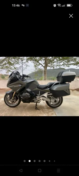 BMW R1200RT verde kaki 35.000 kilómetros