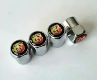 Abarth 4 Tapones de Neumáticos Llantas Ruedas
