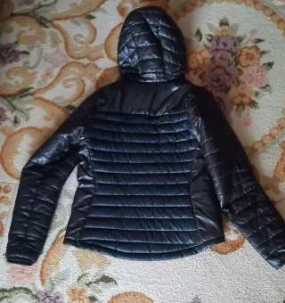 Plumífero Quechua Negro/Rojo Talla XS