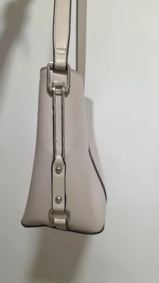 Bolso bandolera New Look beige/gris