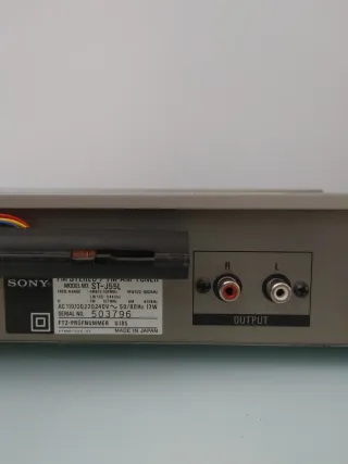 Sintonizador Sony ST-J55L. Plata